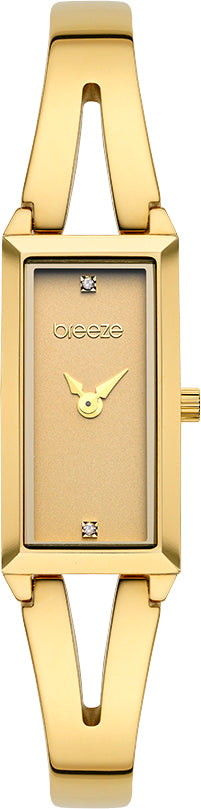 Ρολόι BREEZE Libera Swarovski Gold Stainless Steel Bracelet