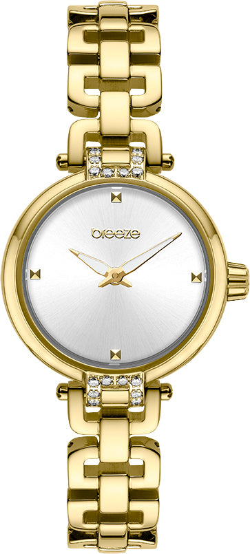 Ρολόι BREEZE Knotique Crystals Gold Stainless Steel Bracelet