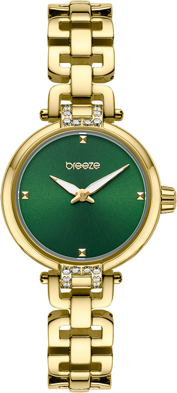 Ρολόι BREEZE Knotique Crystals Gold Stainless Steel Bracelet