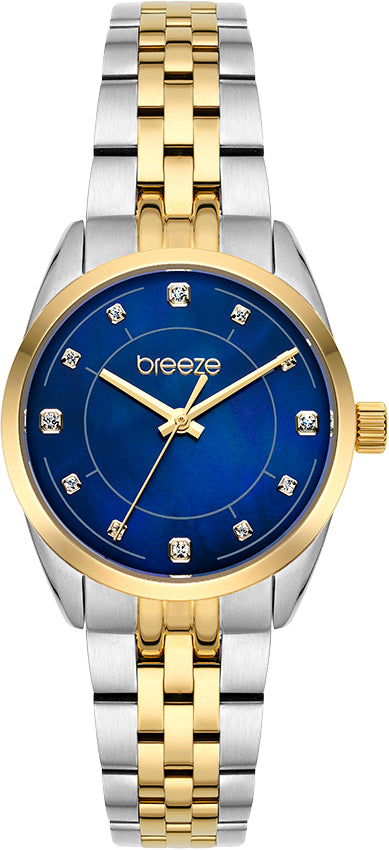 Ρολόι BREEZE Ocealis Crystals Two Tone Stainless Steel Bracelet