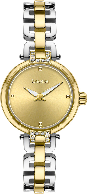 Ρολόι BREEZE Knotique Crystals Two Tone Stainless Steel Bracelet