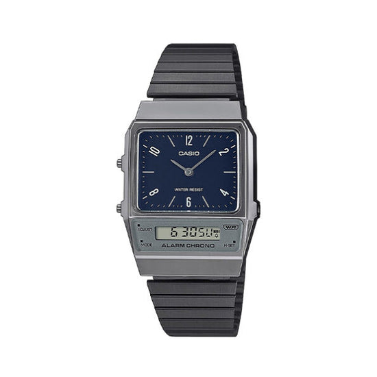 CASIO Vintage Ανδρικό Ρολόι Χρονογράφος AQ-800EB-2AEF