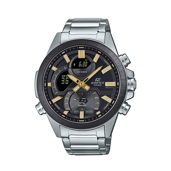 CASIO EDIFICE Ανδρικό Ρολόι Χρονογράφος ECB-30DB-1A9EF