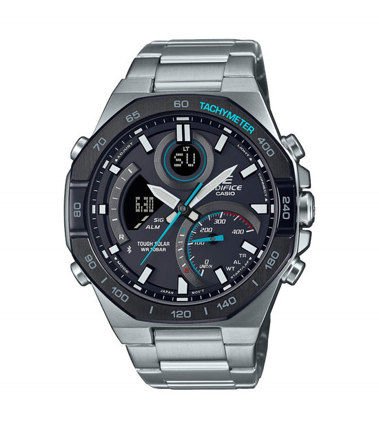CASIO Edifice Bluetooth Solar Silver Stainless Steel Bracelet ECB-950DB-1AEF