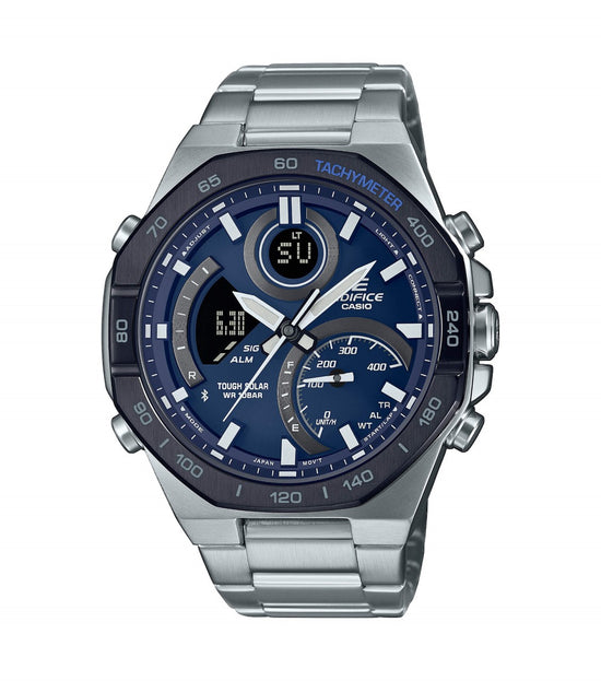 CASIO Edifice Bluetooth Solar Silver Stainless Steel Bracelet ECB-950DB-2AEF
