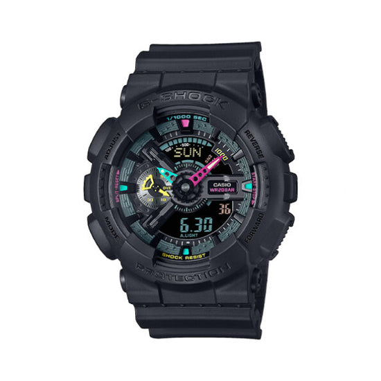 CASIO G-SHOCK Ανδρικό Ρολόι Χρονογράφος GA-110MF-1AER