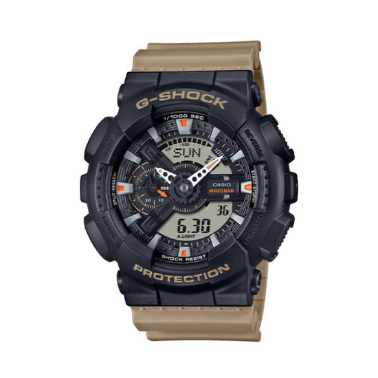 CASIO G-SHOCK Ανδρικό Ρολόι Χρονογράφος GA-110TU-1A5ER