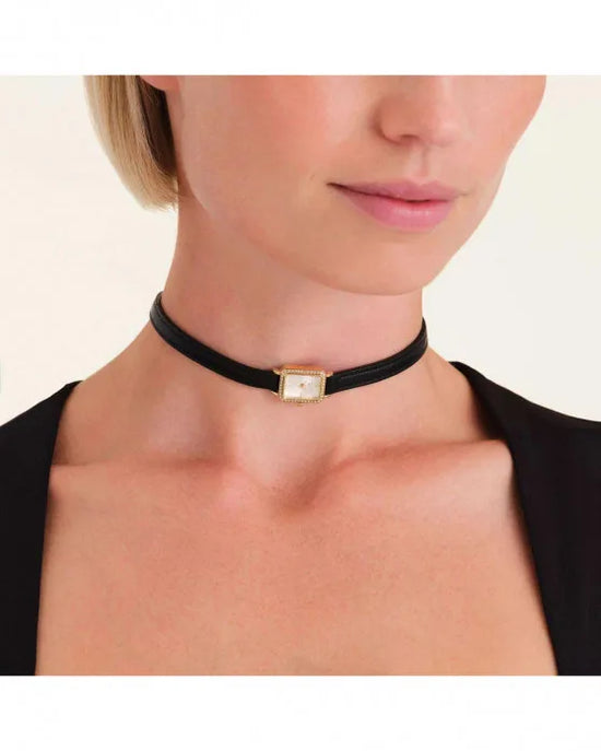 Ρολόι ROSEFIELD Studio Choker Black Leather Strap