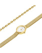 Ρολόι ROSEFIELD Mini Oval Gold Stainless Steel Bracelet Gift Set