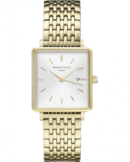 Ρολόι ROSEFIELD The Boxy Gold Stainless Steel Bracelet