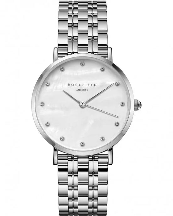 Ρολόι ROSEFIELD The Upper East Side Crystals Silver Stainless Steel Bracelet