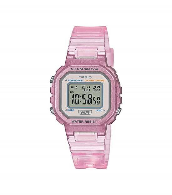 CASIO Standard Pink Rubber Strap LA-20WHS-4AEF