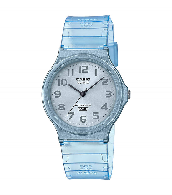 CASIO Standard Blue Rubber Strap MQ-24S-2BEF