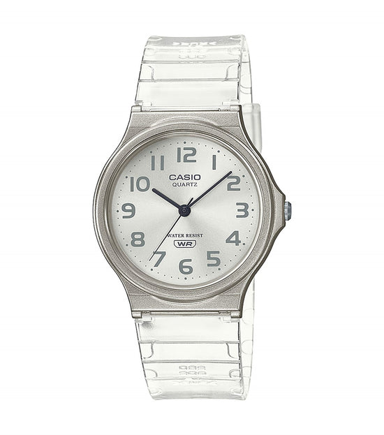 CASIO Standard White Rubber Strap MQ-24S-7BEF