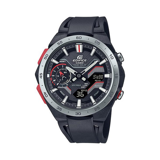 CASIO EDIFICE Ανδρικό Ρολόι Χρονογράφος Solar ECB-2200P-1AEF