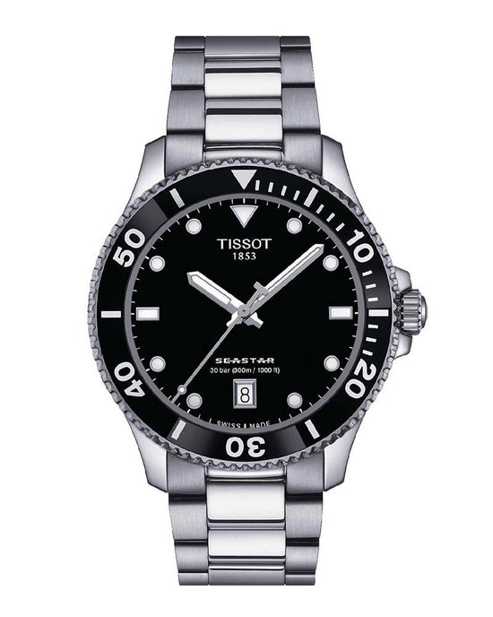 TISSOT T-Sport Seastar 1000 Silver Stainless Steel Bracelet T120.410.11.051.00