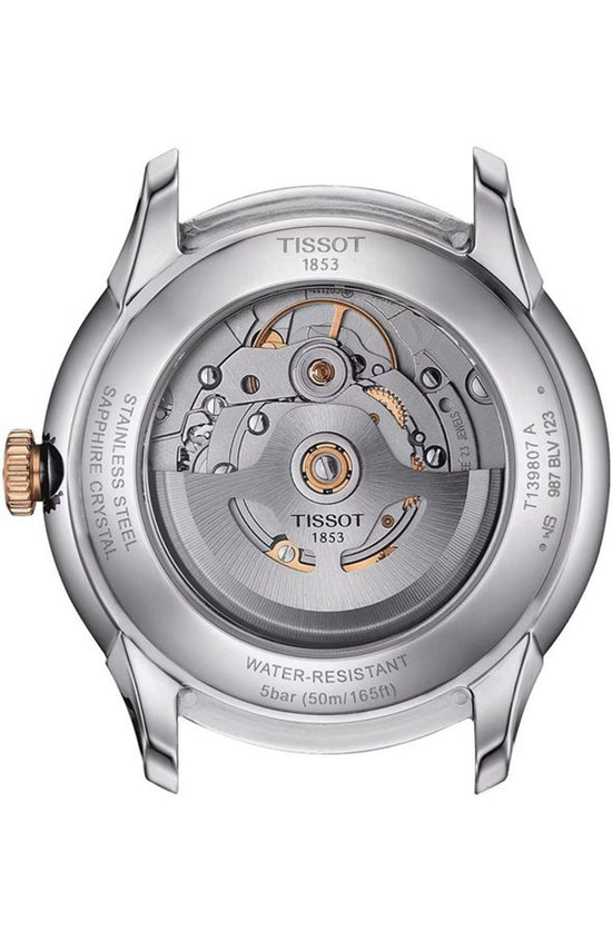TISSOT Chemin Des Tourelles Powermatic 80 Two Tone Stainless Steel Bracelet T139.207.22.038.00