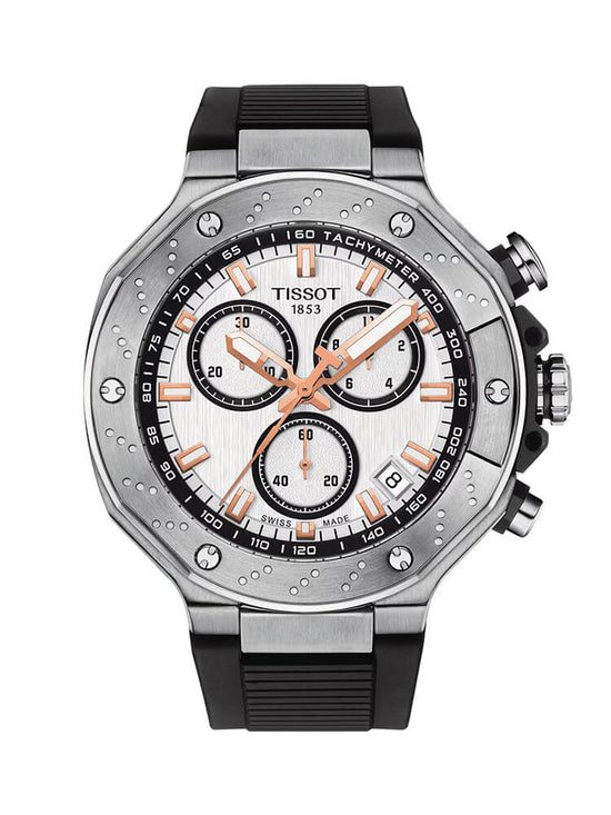 TISSOT T-Race Chronograph Black Rubber Strap T141.417.17.011.00