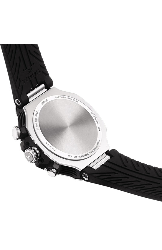 TISSOT T-Race Chronograph Black Rubber Strap T141.417.17.011.00