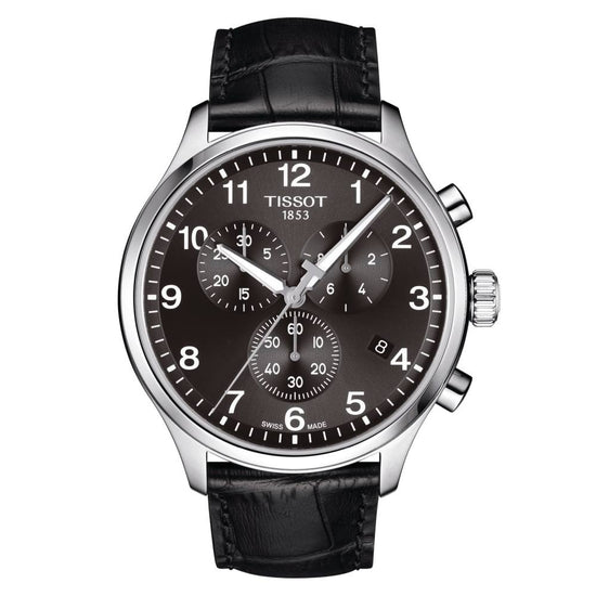 TISSOT Chrono XL Classic Black Leather Strap T116.617.16.057.00