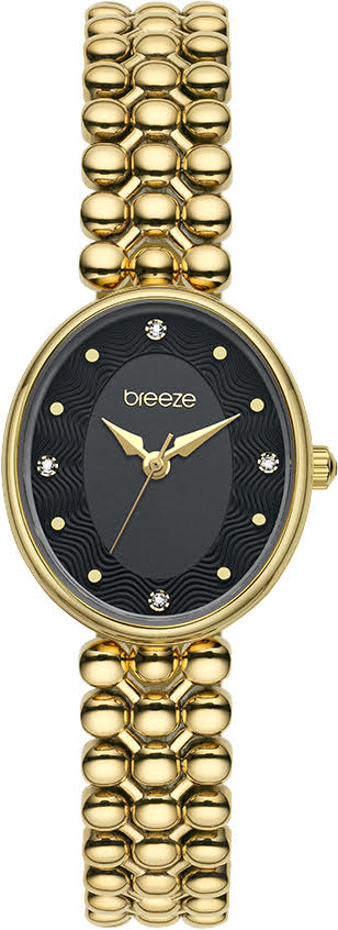 Ρολόι BREEZE Sirena Swarovski Gold Stainless Steel Bracelet