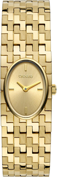 Ρολόι BREEZE Dynamis Gold Stainless Steel Bracelet