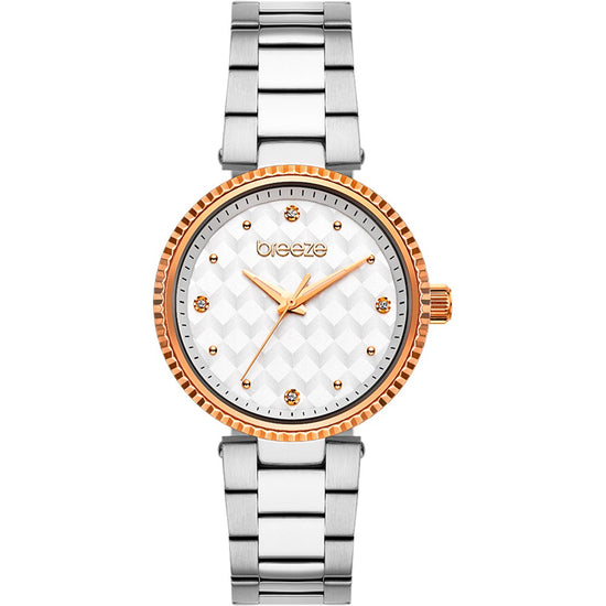 BREEZE Bossy Crystals Silver Stainless Steel Bracelet 612341.1