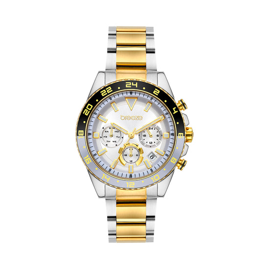BREEZE Defacto Two Tone Stainless Steel Bracelet 712331.2