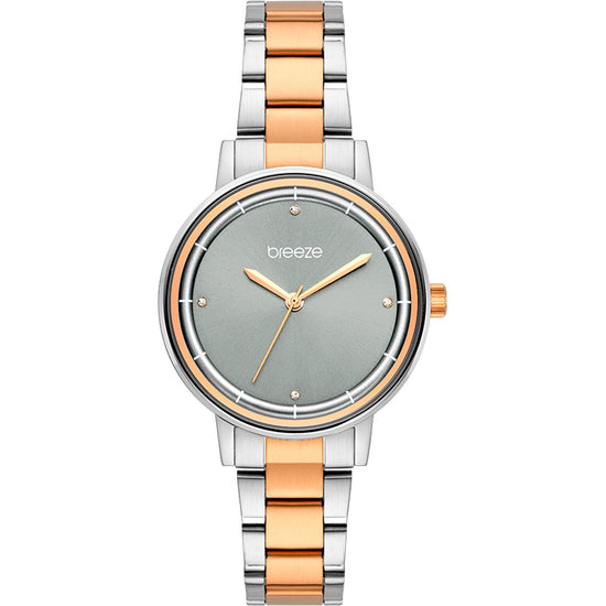 BREEZE Mystique Crystals Two Tone Stainless Steel Bracelet 712381.6