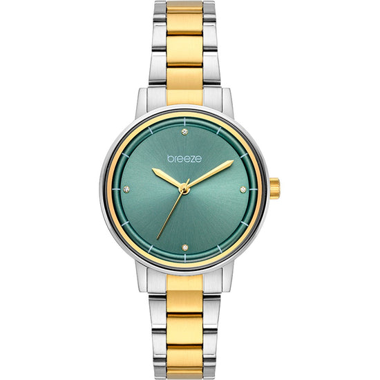 BREEZE Mystique Crystals Two Tone Stainless Steel Bracelet 712381.7