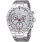 CITIZEN Eco Drive Chronograph Men Silver Bracelet AT1131-51A