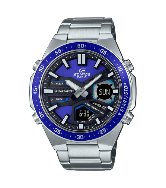 CASIO Edifice Silver Stainless Steel Bracelet EFV-C110D-2AVEF