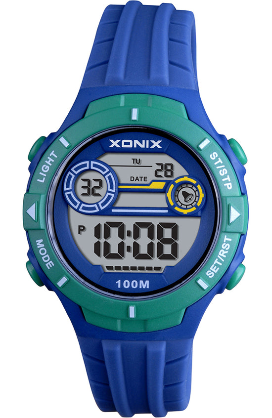 XONIX Kids Blue Rubber Strap EX-005