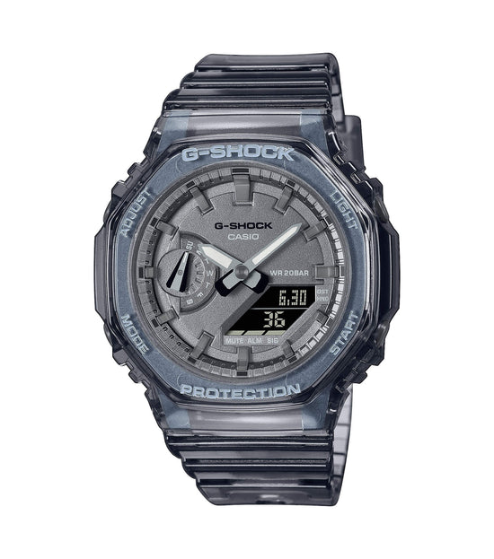 CASIO G-Shock Grey Rubber Strap GMA-S2100SK-1AER