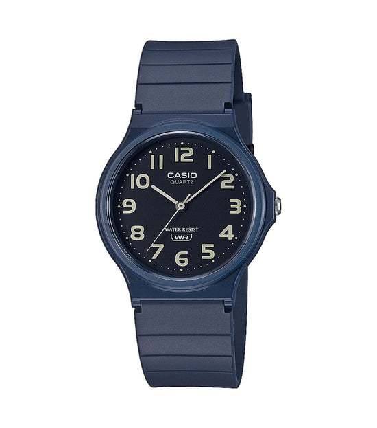 CASIO Collection Blue Rubber Strap MQ-24UC-2BEF