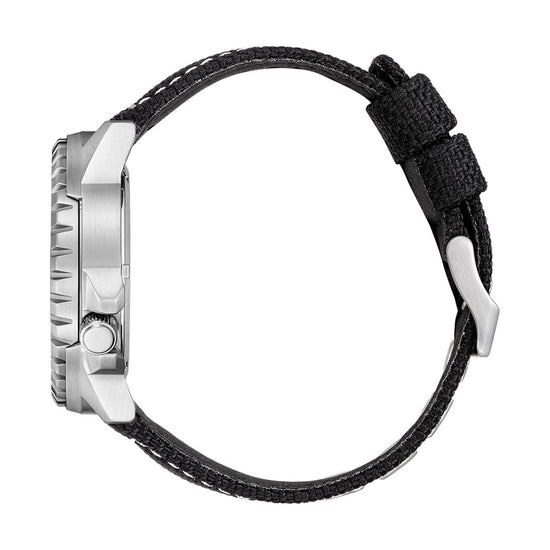 CITIZEN Automatic Mechanical Men Black Fabric Strap NJ2198-16X