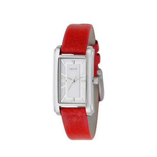 DKNY Red Leather Strap Women NY4389