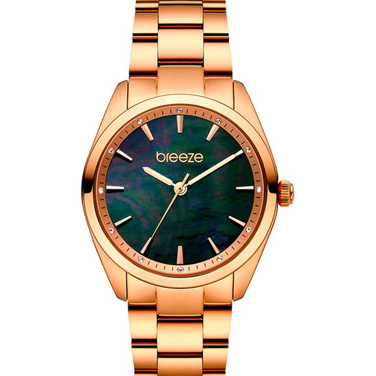 BREEZE Finesse Crystals Rose Gold Stainless Steel Bracelet 212051.6
