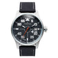 THORTON ROLF BLACK LEATHER STRAP