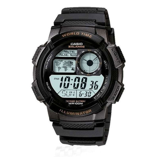CASIO Sport Black Rubber AE-1000W-1AVEF