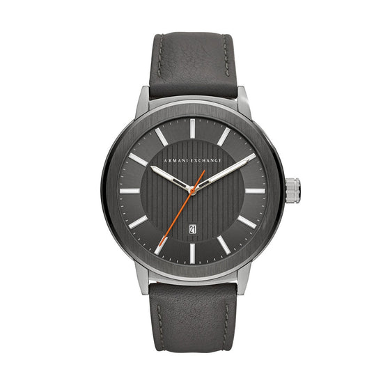 ARMANI EXCHANGE Maddox Men Black Leather Strap AX1462
