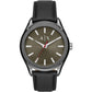 ARMANI EXCHANGE Fitz Black Leather Strap AX2806