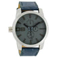 OOZOO Timepieces Unisex Blue Leather Strap C6101