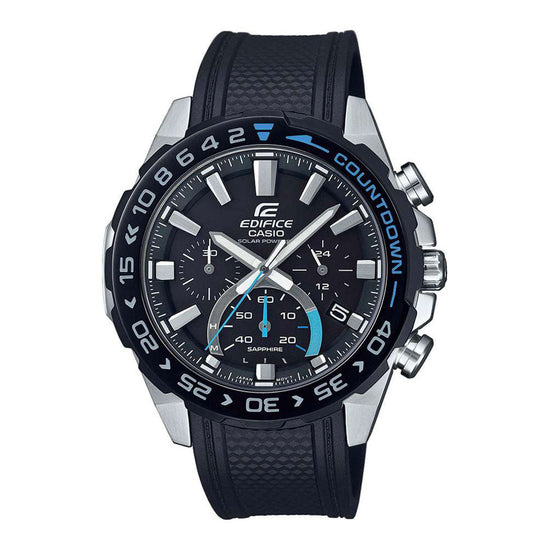 CASIO Edifice Black Rubber Chronograph EFS-S550PB-1AVUEF