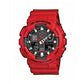 CASIO G-Shock Anadigi Red Rubber Strap