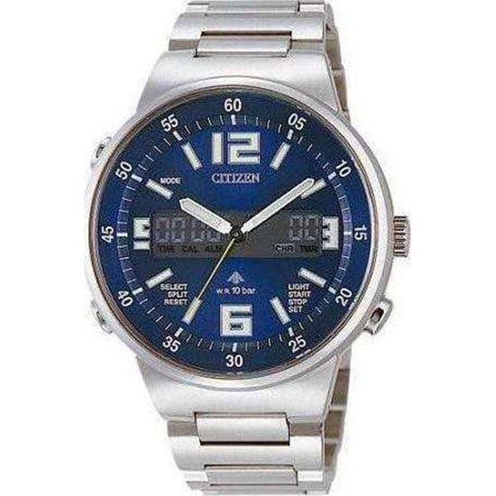 CITIZEN Promaster Ana-Digi Alarm Chronograph Silver Bracelet JT3000-59L