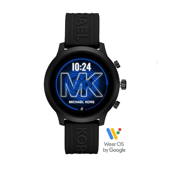 MICHAEL KORS Access MKGO Touchscreen Smartwatch Black Leather Strap MKT5072