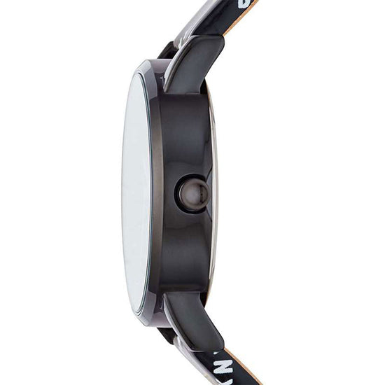 DKNY Soho Black Leather Strap NY2805