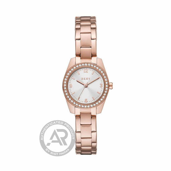 DKNY Nolita Crystals Rose Gold Stainless Steel Bracelet NY2921