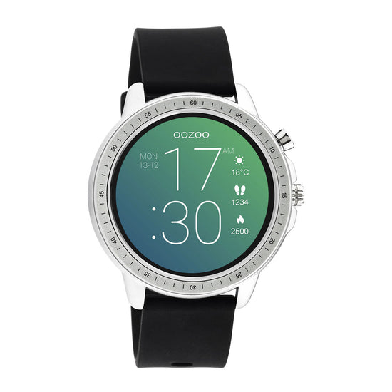 OOZOO Smartwatch Q00300 Black Rubber Strap